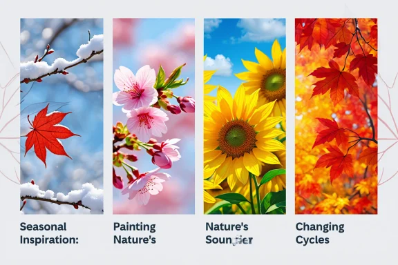 Seasonal Inspiration: Painting Nature’s Changing Cycles